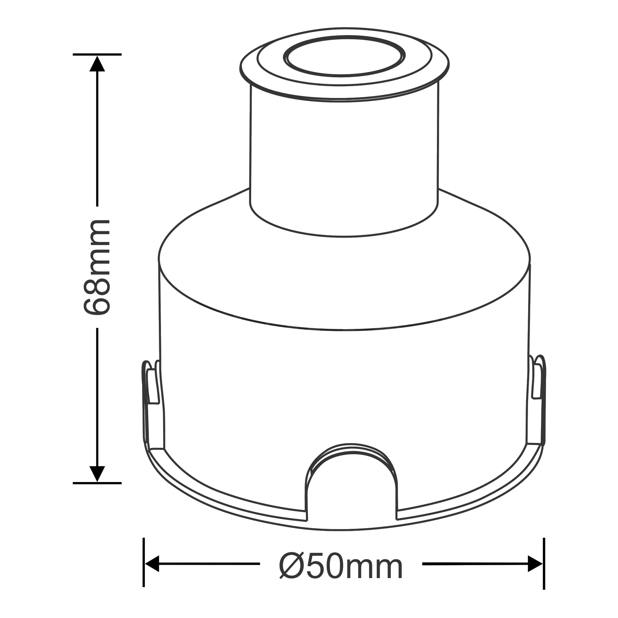 DX650001  Rudi 03 In-Ground Uplight 3W LED 3000K IP68